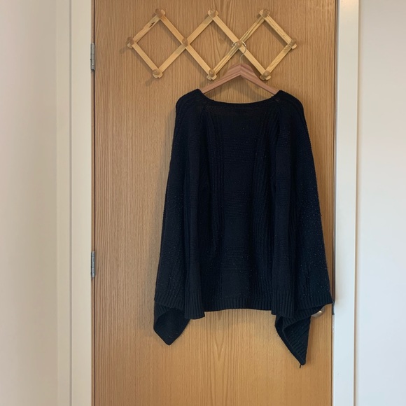 Open Front Cascade Cardigan Sweater - Picture 2 of 7